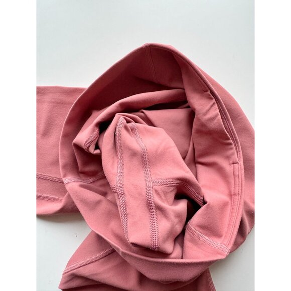 LULULEMON Unlimit 25" High Rise Brier Rose Pink Nulu Ankle Leggings, Size 8 - Picture 14 of 16